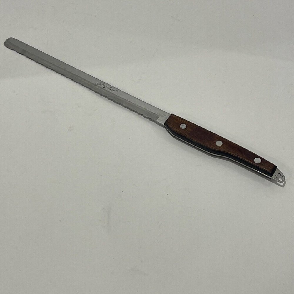 Royalton 8.5” Serrated Blade- Bread Meat Knife‎ Kitchen Utensil Wood Handle